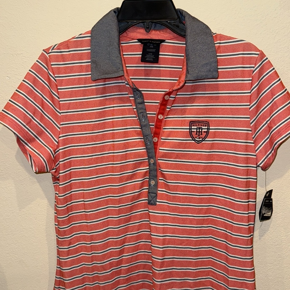 NWT Tommy Hilfiger bikini swimsuit cover up dress shirt size L